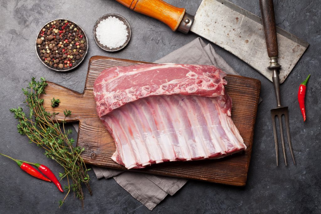 LAMB RIB WHOLE – The Apron Butchery and Deli